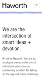 Mobile Screenshot of haworthmedia.com